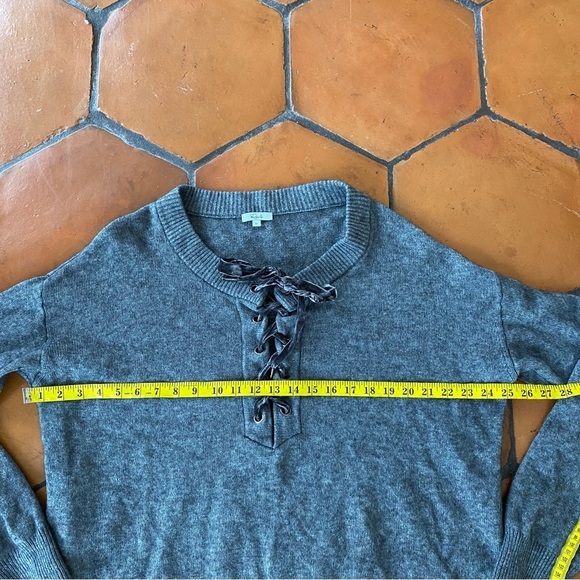 RAILS Olivia Heather Gray Pullover Sweater Cashmere Wool Slouchy Boxy Soft Sz M - Picture 7 of 7